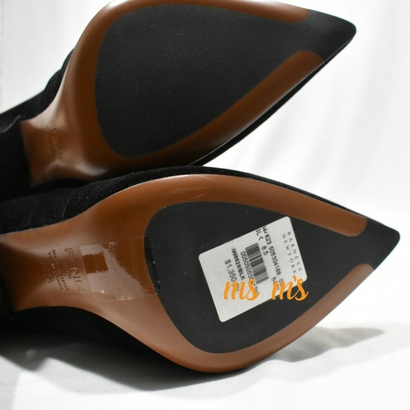 NIB FENDI Velvet stretch Knit over the knee boots - Picture 8 of 8